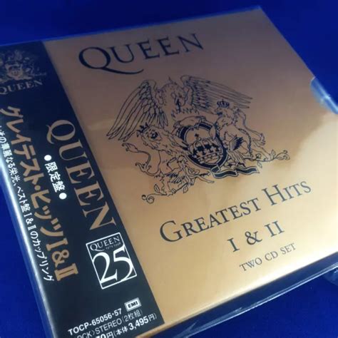 Queen Greatest Hits I And Ii Rare 25th Anniversary 1998 Japan 2cd Tocp