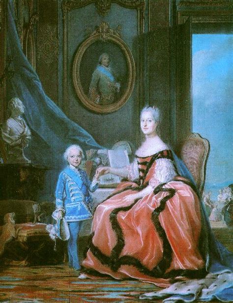 1760 1761 Portrait Of Marie Josephe De Saxe Dauphine Of France And Her