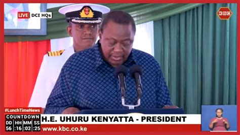 Pres Uhuru Full Speech During Launch Of The National Forensic