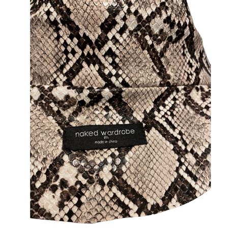 Naked Wardrobe Cold Hearted Snake Trench Coat Women S Gem