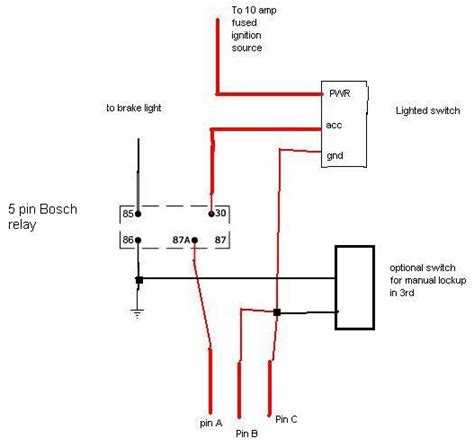 700r4 Manual Lockup Switch Wiring