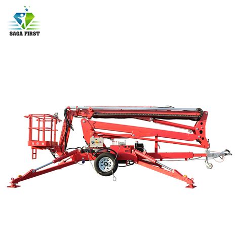 M M Hydraulic Electric Articulated Boom Lift Construction Equipment