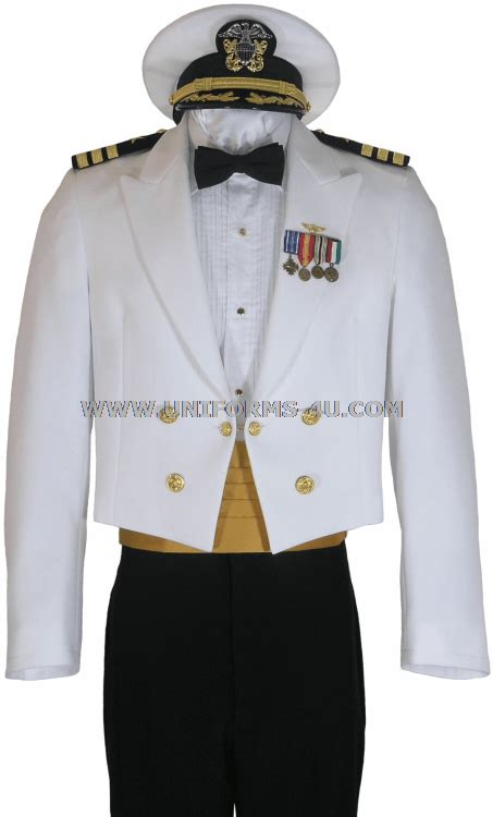 U S Navy Male Officer Dinner Dress White Jacket Uniform