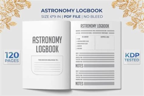 Astronomy Log Book Graphic By Fatiqulferdushasif Creative Fabrica