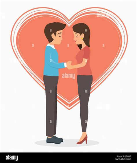 Couple In Love Together Forever Vector Illustration Graphic Design Stock Vector Image And Art Alamy