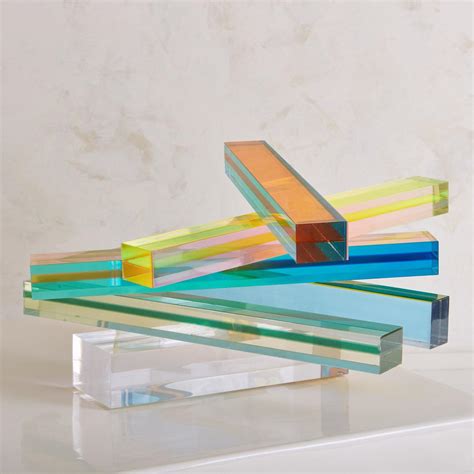 Acrylic Column Sculpture By Vasa Velizar Mihich Usa 1971 For Sale At