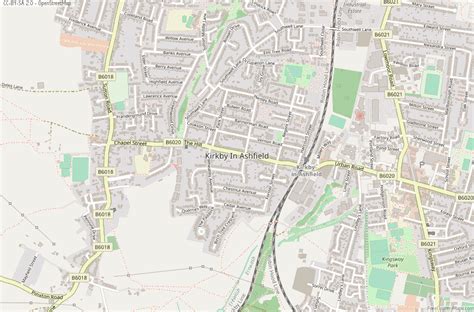 Kirkby In Ashfield Map Great Britain Latitude And Longitude Free England