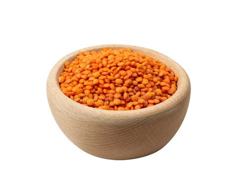 Raw Dry Lentils Lentil Grains Dal Daal Dhal Masoor Stock Photo