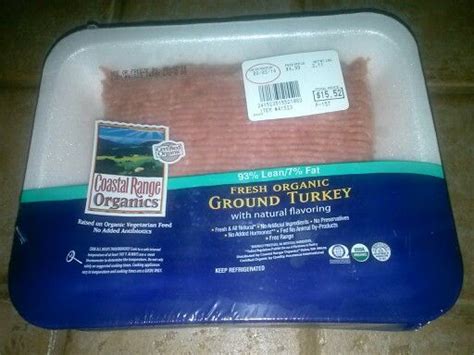 2 Pack Of Organic Ground Turkey Costco Great Deal Organic Turkey Organic Turkey