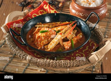 Crab Xec Xec Goan Crab And Coconut Curry Goa India Stock Photo Alamy