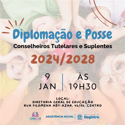 Prefeitura E Conselho Das Crianças E Do Adolescente Realizam Diplomação