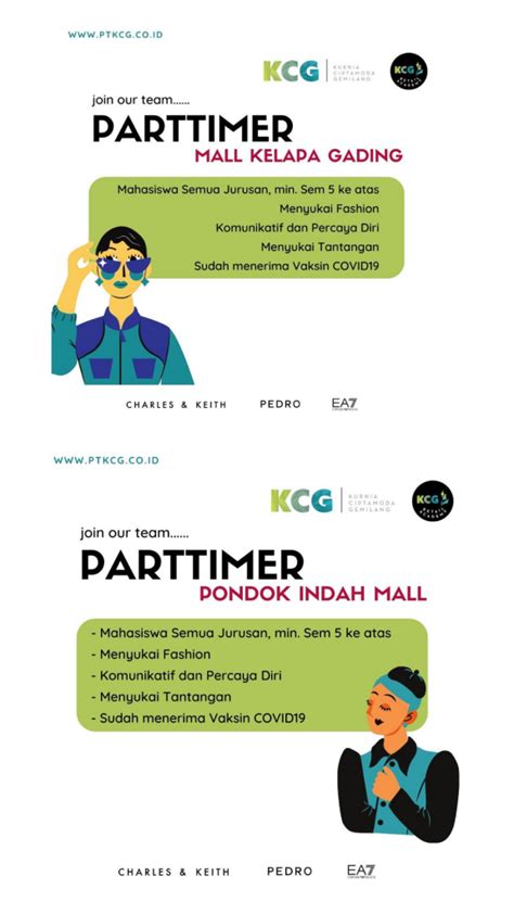 Part Time Job PT Kurnia Ciptamoda Gemilang ACC UBM