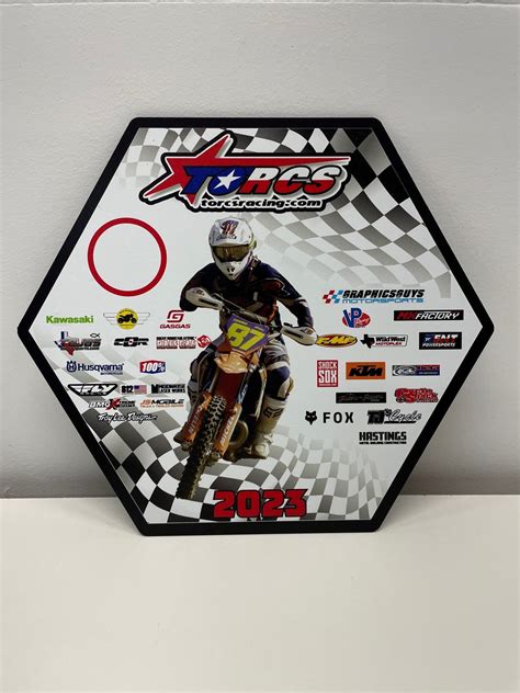 Racing Motocross Mx Motorsports Custom Plaque Trophy Award — Race Awards