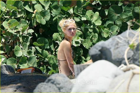 Paris Hilton Hits The Surf In Hawaii Photo Bikini Paris