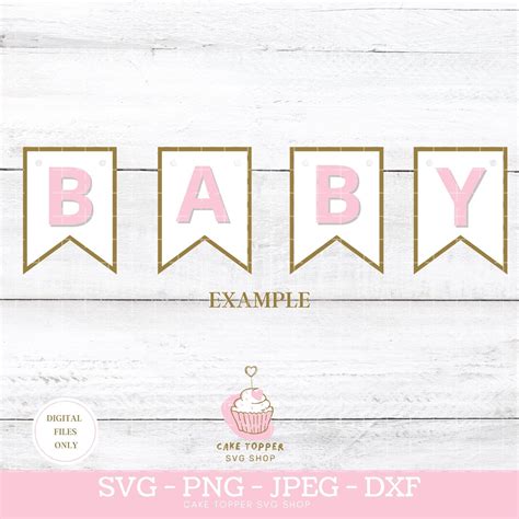 Banner Svg Bundle Bunting Svg Template Layered Bunting Etsy