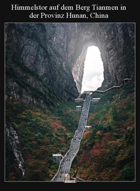 Himmelstor Auf Dem Berg Tianmen In Der Provinz Hunan China DEBESTE De