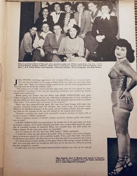 The Ring Wrestling Magazine Oct 1964 Wrestling Celebrities Gols