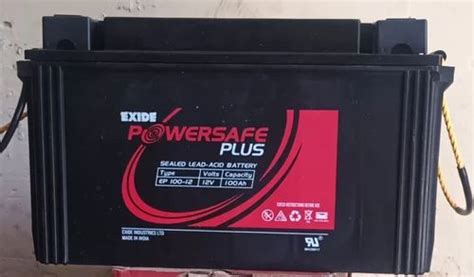 Exide Ep Powersafe Plus Sealed Lead Acid Battery Kg V