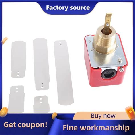 AC 220V 15A Male Thread SPDT Water Paddle Flow Switch HFS 25 Reliable