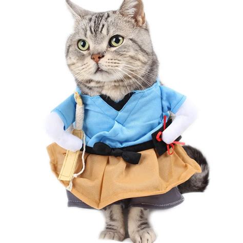 Cat Costumes Urashima Taro Cosplay Suit for Pets Halloween Christmas ...