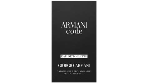 Giorgio Armani Code Homme Eau De Toilette Von Müller Ansehen