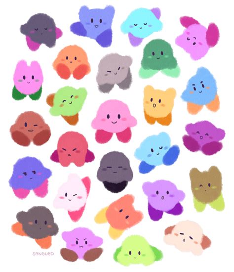 The Colors Of Kirby Day By Sangled On Deviantart