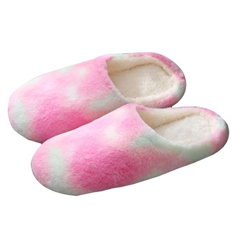 Penkiiy Womens Fuzzy Slippers Memory Foam Slipper Cozy Plush Cushion