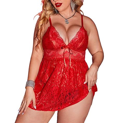 Passionlab Transparant Plus Size Babydoll Lingerie Women Luxury