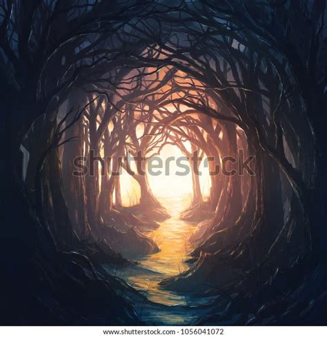 15,368 Dark Forest Painting Images, Stock Photos & Vectors | Shutterstock