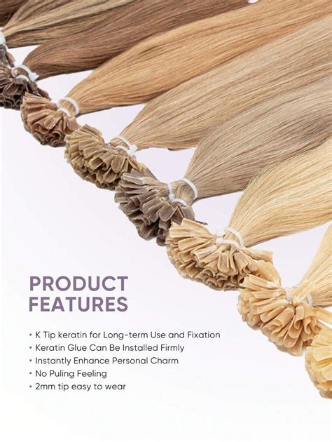 Pcs U Tip Hair Extensions Human Hair Extensions Color Chocolate