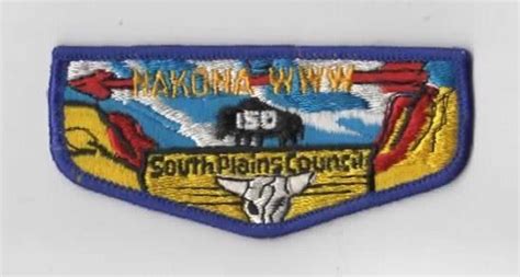 Oa Nakona Lodge Flap Rbl Bdr South Plains Council Lubbock Tx