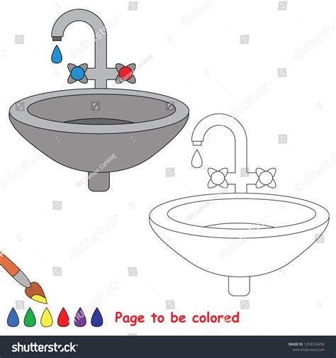 Sink Coloring Pages