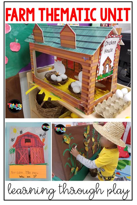 Farm Thematic Unit Activities And Centers For Learning Through Play