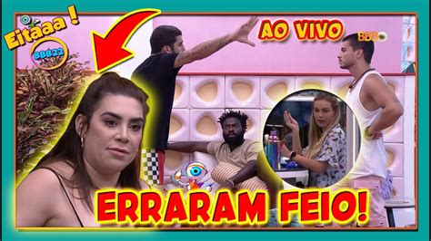 BBB22 AO VIVO Arthur Campeão Discórdia e Naiara Por Um Fio e Ame ça