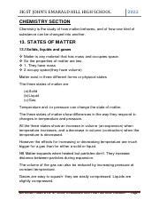 Understanding States Of Matter Solids Liquids Gases Course Hero