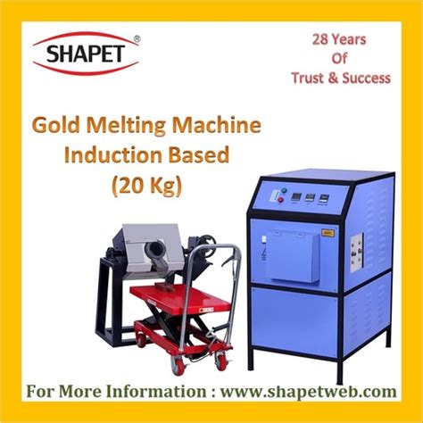 Kg Gold Induction Based Melting Machine With Tilting At Inr