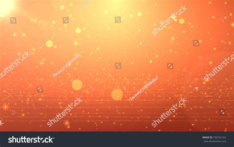 Red Background Bokeh Effect Out Focus Stock Illustration 736762162