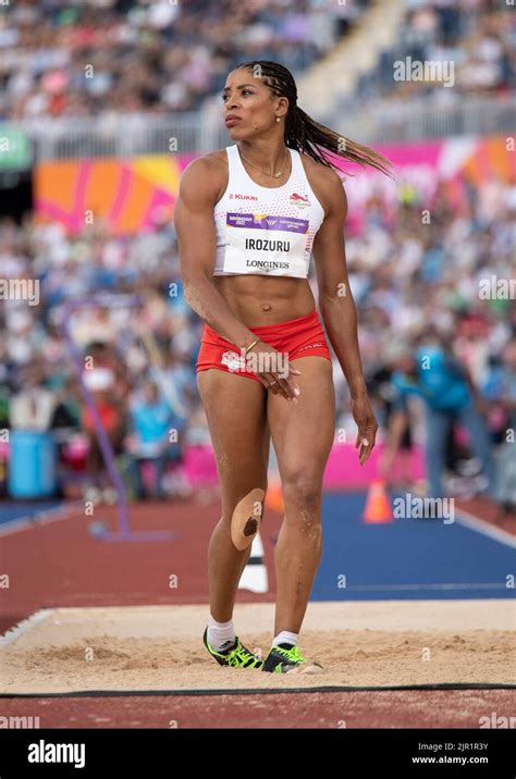 Abigail Irozuru Of England Competing In The Womens Long Jump At The