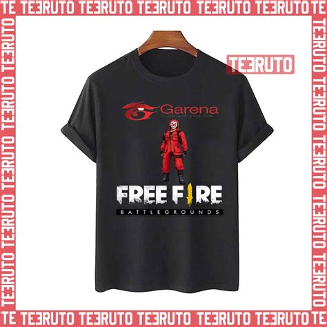 Battlegrounds Logo Garena Free Fire Game Unisex T Shirt Teeruto