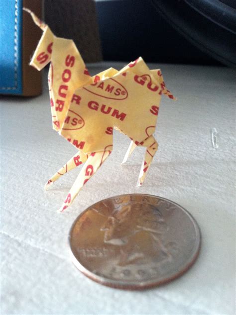 Gum wrapper origami - watcherloki