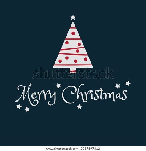 Merry Christmas Letter Template Invitation Card Stock Vector Royalty