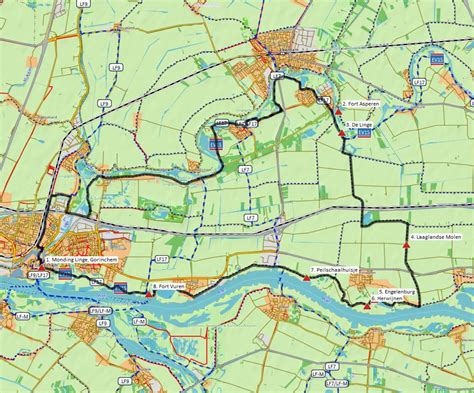 Gps Fietsroute Gorinchem Asperen Herwijnen Km Fietstochten