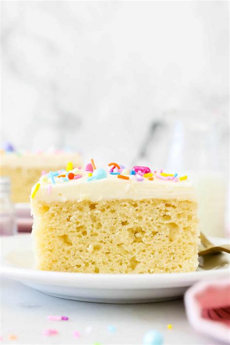 Moist Vanilla Cake Beyond Frosting