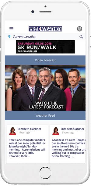 Wral Relaunches Weather App With New Design More Local Focus Capitol