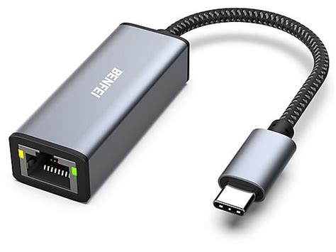 Benfei Usb C Auf Ethernet Adapter Benfei Thunderbolt 3 Auf Rj45 Lan Netzwerk Adapter Kompatibel