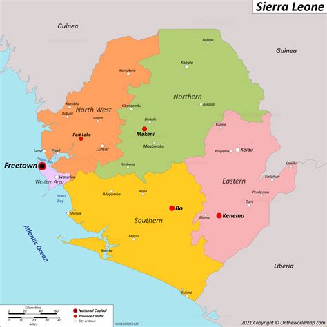 Sierra Leone Map | Detailed Maps of Republic of Sierra Leone (Salone)