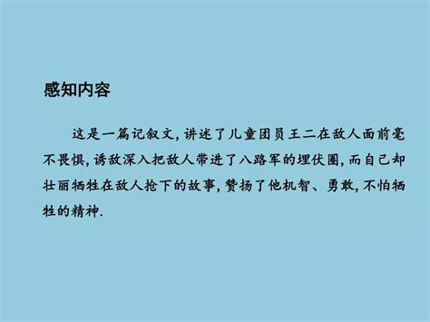 王二小读后感王小二观后感大山谷图库