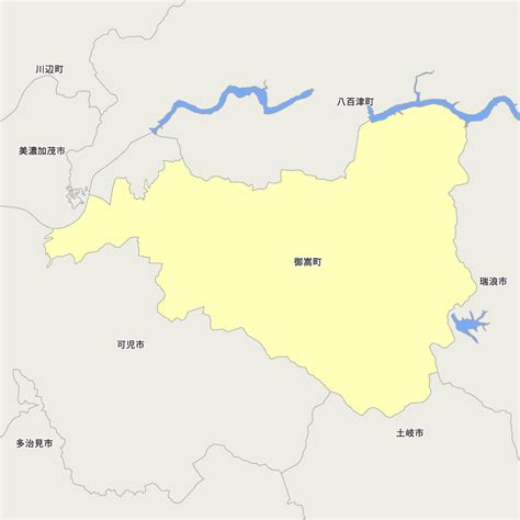 岐阜県可児郡御嵩町の地図 Map It マップ・イット