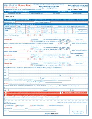 Fillable Online Key Information Memorandum Cum Application Form