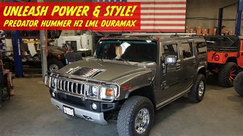 Power Packed Predator Hummer H2 LML Duramax Unleash Power Style